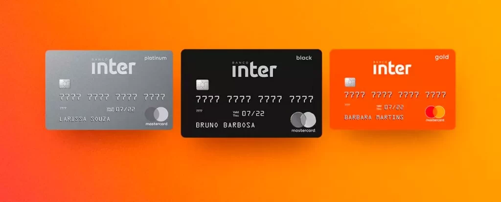cartões de crédito do banco inter