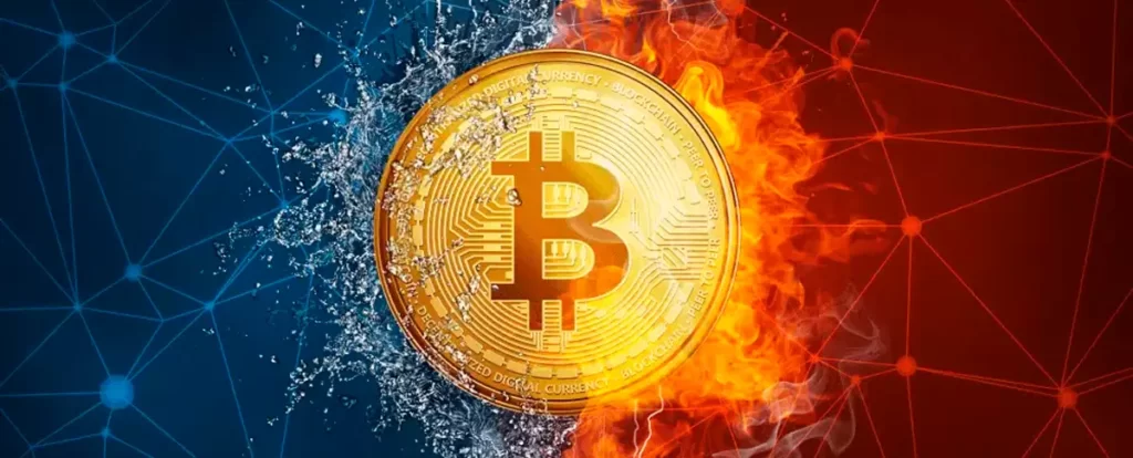 ilustração de moeda de bitcoin