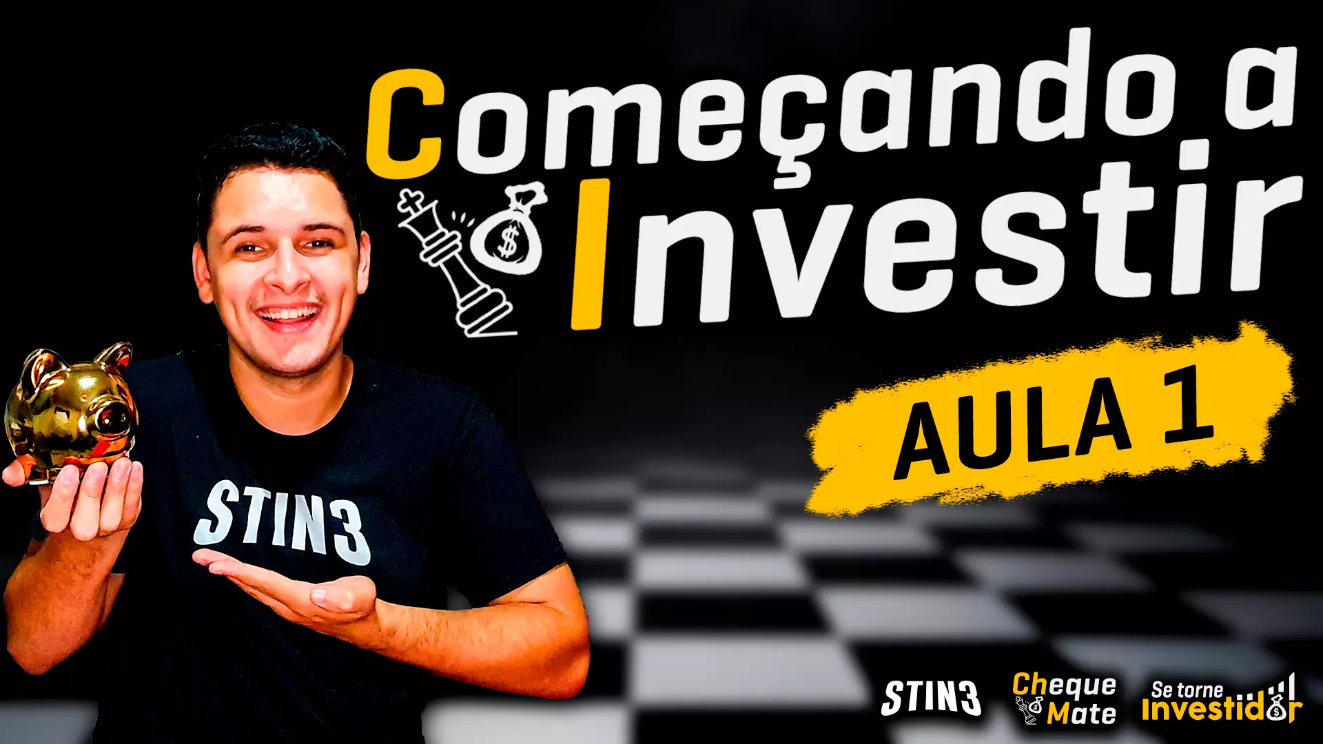 capa curso começando a investir aula 1