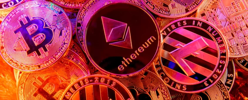 imagem de moedas de Altcoins