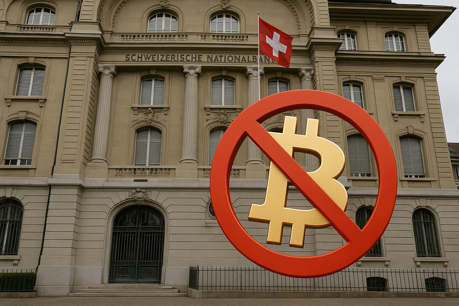Banco Central da Suíça rejeita Bitcoin como reserva oficial, mas campanha por referendo avança