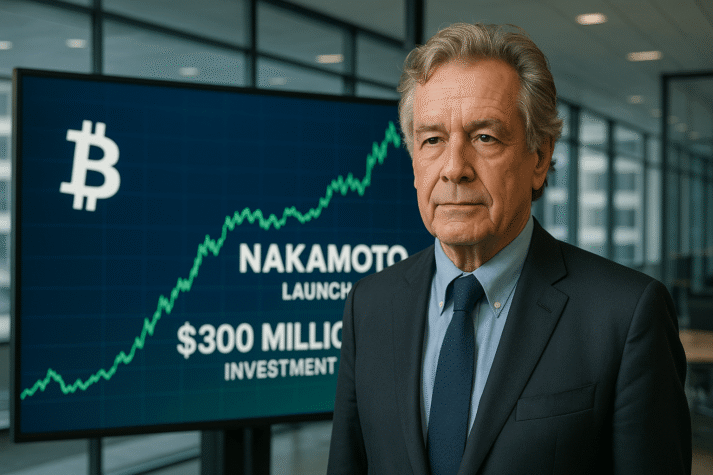 David Bailey lança empresa de investimentos Nakamoto com US$ 300 milhões focada em Bitcoin.